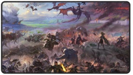Ultra Pro - The Lord of the Rings - Black Stitched Playmat Borderless Scene